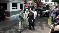 Puan mengunjungi Cak Imin bersama dengan Ketua DPP PDIP Said Abdullah dan Ketua DPP PDIP Bambang Wuriyanto atau Bambang Pacul. (Liputan6.com/Johan Tallo)