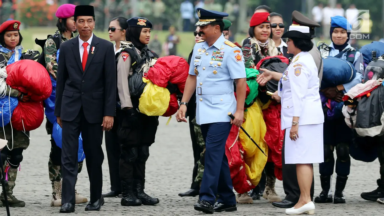 Presiden Jokowi Pimpin Apel Hari Kartini