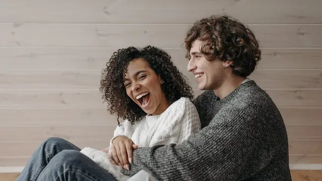 Couple Laughing