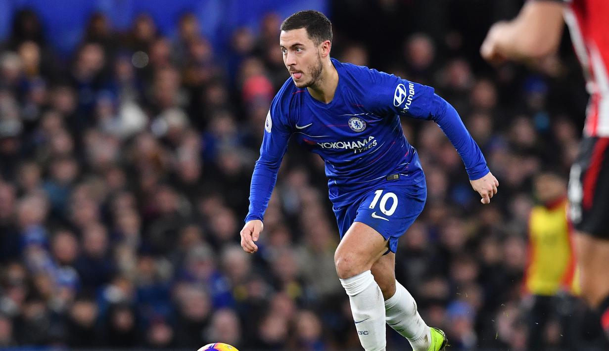 4. Eden Hazard (Chelsea) – 10 gol dan 9 assist (AFP/Ben Stansall)
