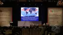 Menteri Indroyono saat menjadi pembicara di Asian African Business Summit di JCC, Jakarta, Selasa (21/4/2015). Menurut Indroyono, strategi maritim Indonesia membawa semangat baru untuk membangun kerja sama di Asia-Afrika(Liputan6.com/Herman Zakharia)