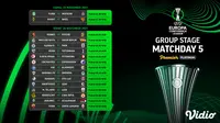 Link Live Streaming UEFA Conference League 2021/2022 Matchday 5 di Vidio. (Sumber : dok. vidio.com)