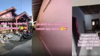 Viral rumah di desa bentuknya panjang seperti kereta, isinya bikin netizen penasaran. (Sumber: TikTok/achmad_yazzir)