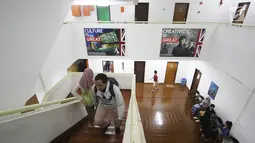 Salah satu gedung yang digunakan untuk mahasiswa asing belajar bahasa Indonesia di kampus Universitas Indonesia, Depok, Jawa Barat, Rabu (11/10). (Liputan6.com/Immanuel Antonius)