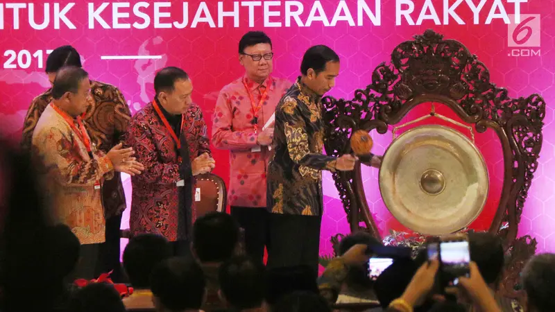 Presiden Jokowi Buka  Rakornas Pengendalian Inflasi Tahun 2017 