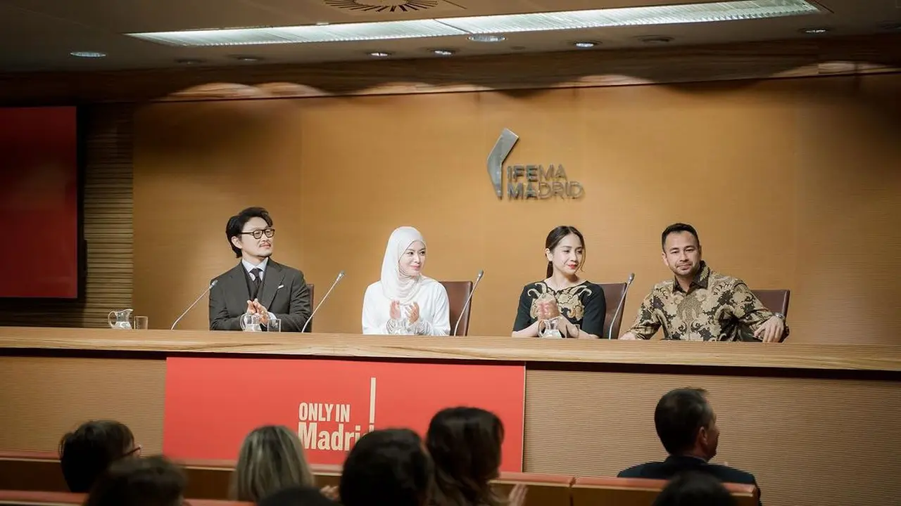 Potret Raffi-Nagita Bareng Ayana Moon Dinobatkan Sebagai Ambassador Madrid Turismo Spanyol, Jadi Muslim Pertama dari Asia