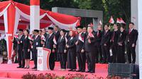 Gubernur Bank Indonesia, Perry Warjiyo, pada peluncuran penggunaan QRIS di Jepang bertepatan dengan peringatan Hari Kemerdekaan Republik Indonesia ke-80 (17/8/2025). (Dok BI)
