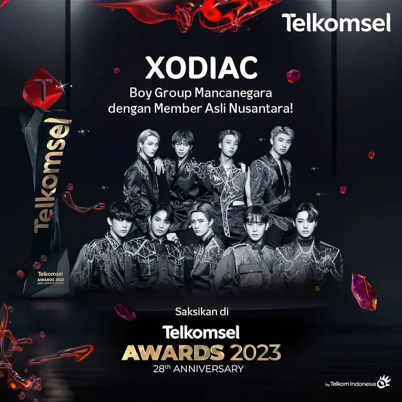 Xodiac di Telkomsel Awards 2023
