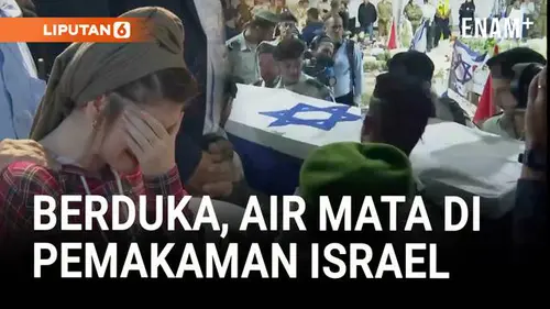 Duka di Pemakaman Sandera Israel yang Dikembalikan Hamas