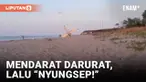 Sebuah pesawat kecil berhasil melakukan pendaratan darurat di Pantai Cedar, Long Island pada hari Rabu. Pilot dan satu penumpang keluar dari insiden tersebut tanpa cedera.