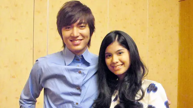 Annisa Pohan dan Lee Min Ho. (Foto: Instagram @annisayudhoyono)