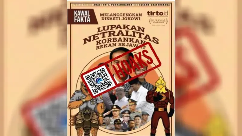 Hoaks Buku Elektronik Soal Dinasti Politik Keluarga Presiden Jokowi