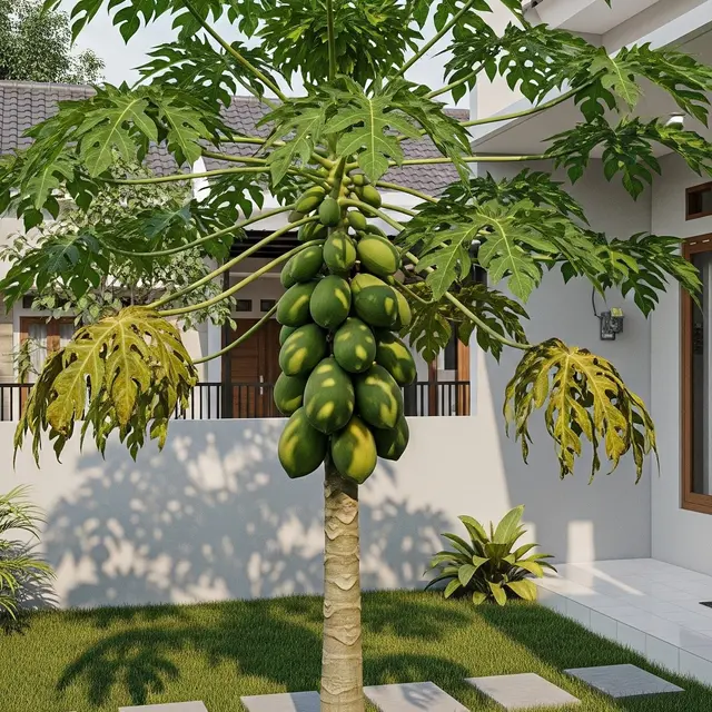 9 Jenis Pohon Pepaya yang Tidak Merusak Pondasi Rumah, Aman dan Mudah Dirawat
