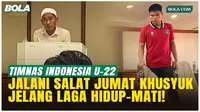 Penggawa Garuda Muda hingga Ofisial Jalani Salat Jumat Khusyuk Jelang Laga Kontra Myanmar!