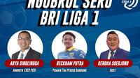 Program istimewa, Ngobrol Seru BRI Liga 1 hari ini menghadirkan beragam nara sumber, yang sudah tentu menarik. Dua di antaranya adalah Arya Sinulingga dan Beckham Putra.