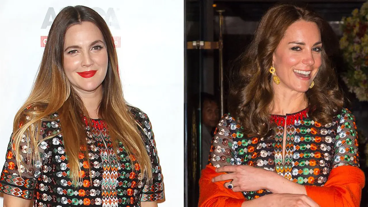 Drew Barrymore dan Kate Middleton