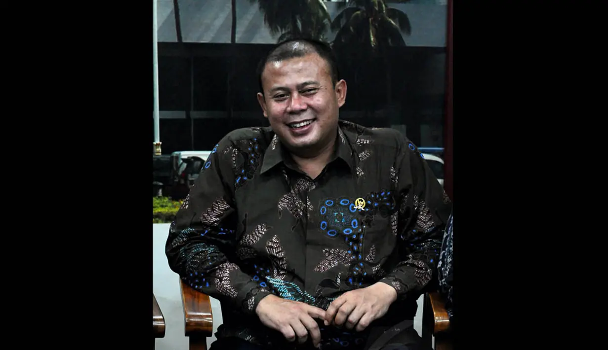 Wakil Sekretaris Fraksi PKB, Cucun Ahmad Syamsurizal, saat presroom dengan wartawan di Gedung DPR, Jakarta, Kamis (6/11/2014). (Liputan6.com/Andrian M Tunay)