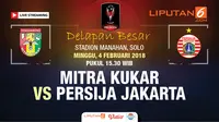 Live Mitra Kukar vs Persija Jakarta (Liputan6.com/Trie yas)