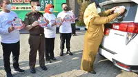 Wakil Bupati (Wabup) Gresik Aminatun Habibah meluncurkan gerakan Gresik Jaman Now. (Dian Kurniawan/Liputan6.com)
