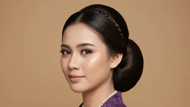 Model Rambut Cepol untuk Kondangan by gemini
