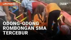 Kecelakaan tunggal menimpa sebuah odong-odong atau kereta kelinci di Wonokerto, Pekalongan, Jawa Tengah pada Rabu (21/2/2024). Odong-odong yang tengah mengangkut rombongan siswa SMA dari Wiradesa itu tercebur ke parit. Insiden berawal dari odong-odon...