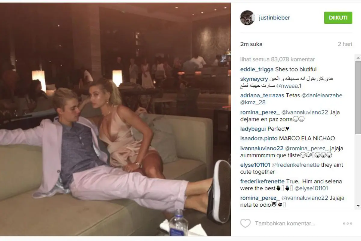 Justin Bieber dan Hailey Baldwin