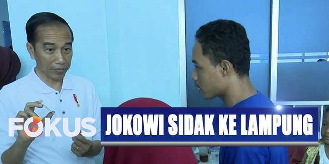 Jokowi Sidak Pelaksanaan Program BPJS Kesehatan di RSUD Abdul Muluk Lampung