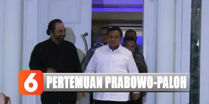 Bertemu, Prabowo dan Surya Paloh Sepakat Jaga Kesatuan Indonesia