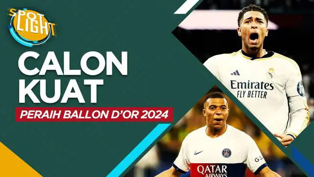 Berita video spotlight kali ini membahas tentang pemain yang cukup difavoritkan untuk mendapatkan  Ballon d'Or edisi tahun 2024, salah satunya ialah Jude Bellingham.