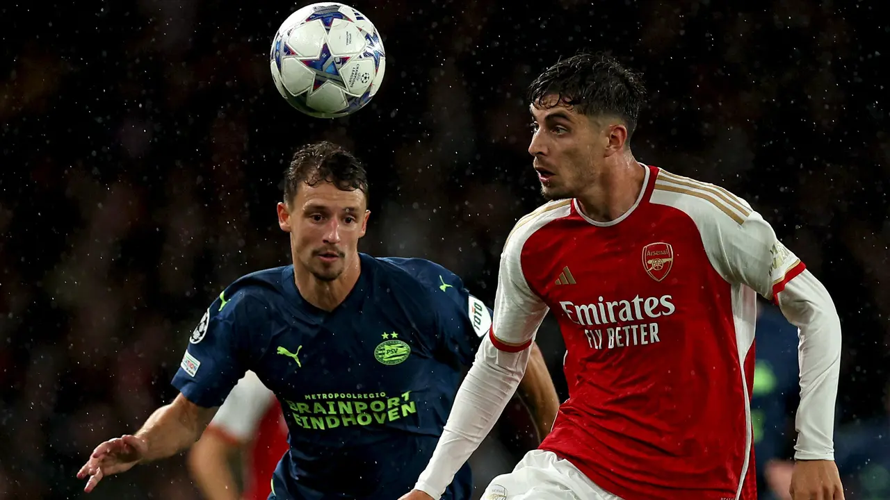 Arsenal vs PSV Eindhoven Liga Champions