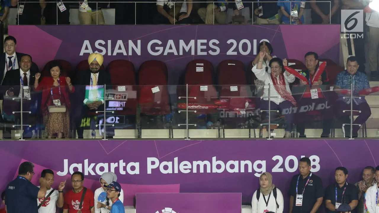 Saksikan Laga Final, Megawati dan Menteri Jokowi Terlihat Tegang di Istora