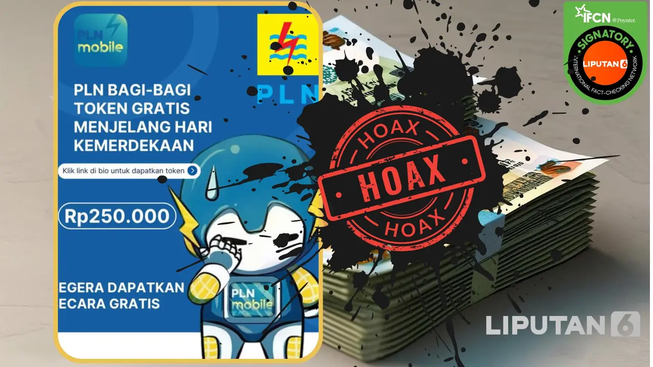 Cek fakta tautan untuk mendapatkan token listrik gratis dari PLN