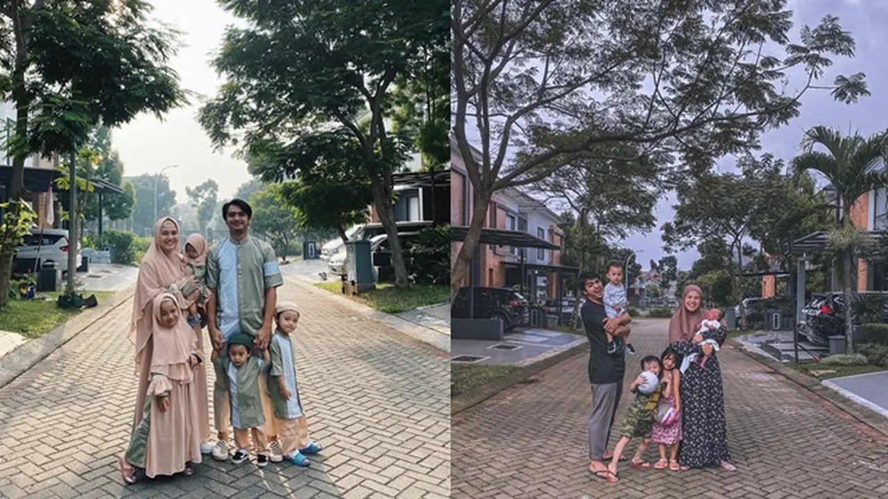 Dikaruniai Empat Anak, Ini 6 Potret Keluarga Kecil Ricky Harun dan Herfiza