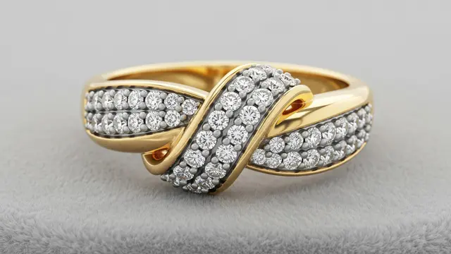 Model Cincin Emas Berlian untuk Ibu Usia 45 Tahun