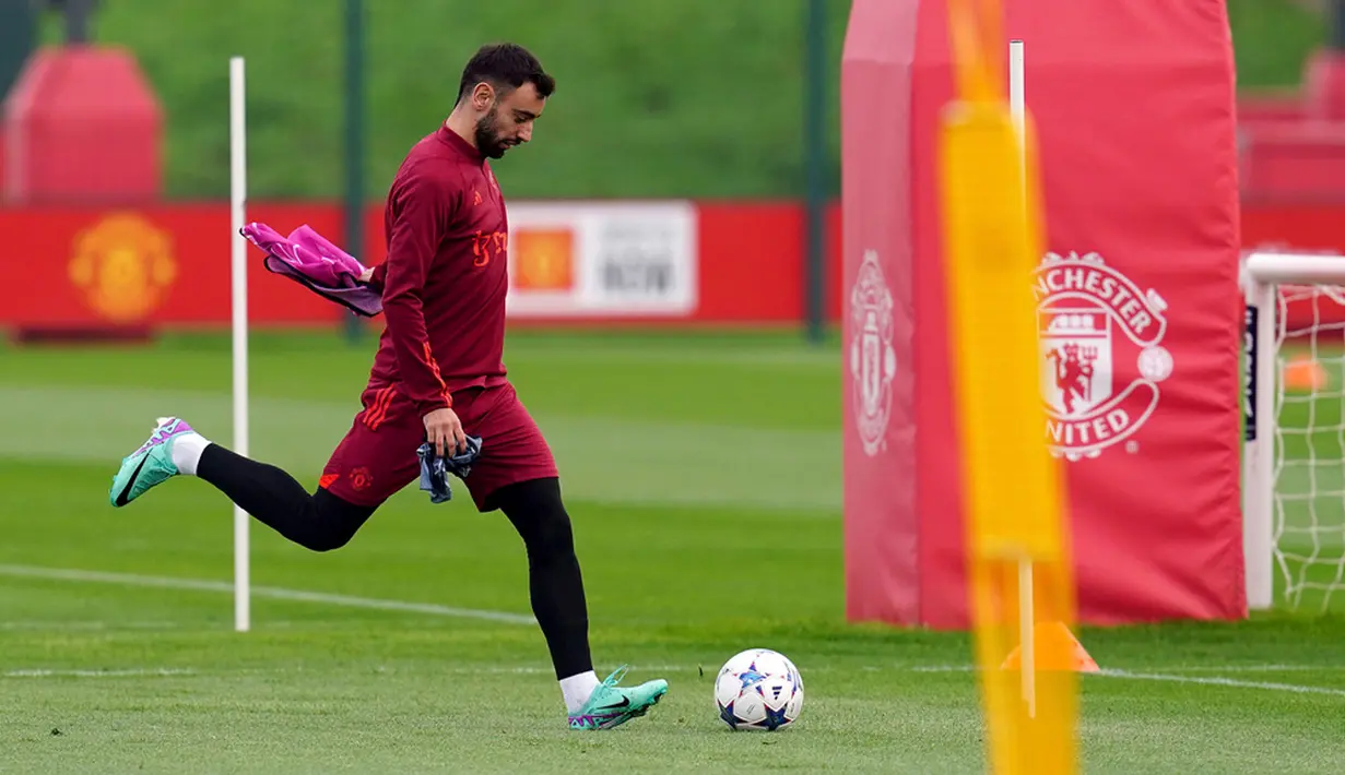 Si Setan Merah kini terbenam di dasar klasemen Grup A Liga Champions 2023-2024 dengan koleksi 0 poin. Sementara Copenhagen meraih 1 poin saat imbang melawan Galatasaray di laga perdana. (Nick Potts/PA via AP)