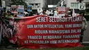 Massa ini juga menuntut seluruh pelaku dan aktor intelektual harus dibawa ke Mahkamah Internasional untuk mempertanggungjawabkan peristiwa tersebut. (Liputan6.com/Johan Tallo)