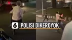 Viral video penyerangan sejumlah pemuda geng motor kepada polisi.