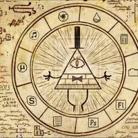 simbol-simbol misterius ini juga sering di kaitkan dengan hal-hal ritual pemujaan setan atau iblis.