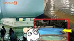 Air bening yang menggenang ini menunjukkan betapa orang Jepang sangat disiplin dalam kebersihan.
