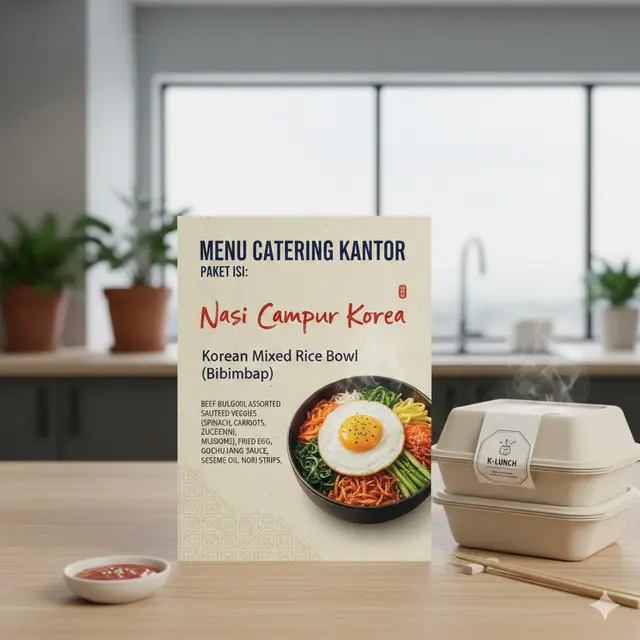 Nasi Campur Korea (Gemini AI)