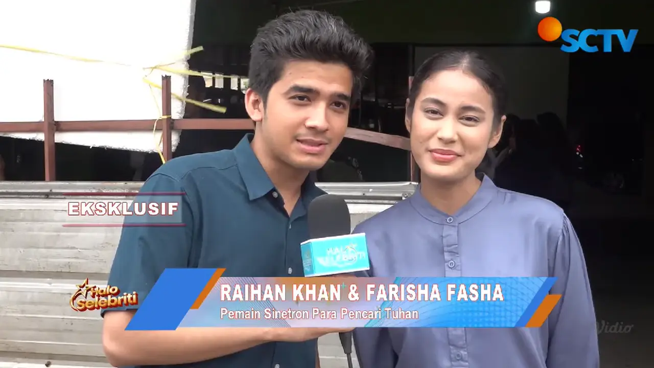 Raihan Khan dan Farisha Fasha, pemain Para Pencari tuhan Jilid 19. (SCTV)