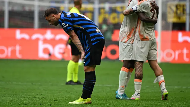 Inter Milan kalah dari AS Roma