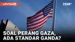 Seorang diplomat Palestina mengatakan bahwa Amerika Serikat (AS) menerapkan kebijakan standar ganda dalam konflik Palestina-Israel.
