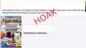 Cek Fakta: Hoaks Link Pendaftaran KPM Bansos Beras 2026