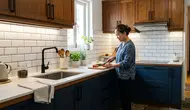 18 Cara Membuat Dapur Lama Terlihat Modern Tanpa Mengganti Kitchen Set, Modern dan Kekinian