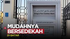 Berita video Piala Dunia 2022 tentang mudahnya bersedekah di Qatar.