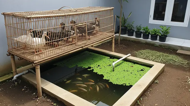 Sistem Bebek, Ikan Nila, dan Azolla
