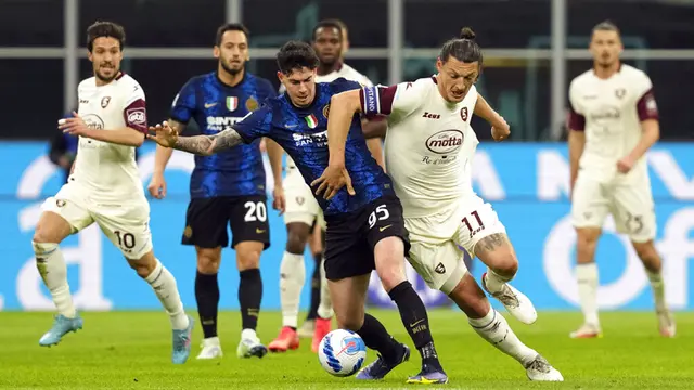 FOTO: Inter Milan Pesta Gol ke Gawang Salernitana