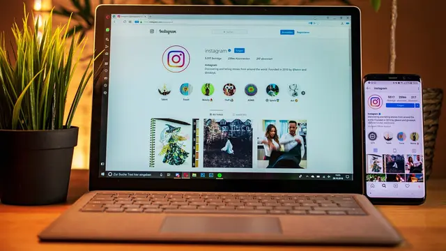 Ilustrasi caption Instagram