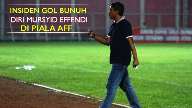 Video insiden gol bunuh diri Mursyid Effendi pada 31 Agustus 1998 saat Indonesia kalah 2-3 dari Thailand